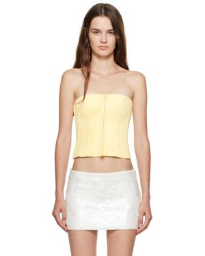 GUIZIO Satin Corset - Orange
