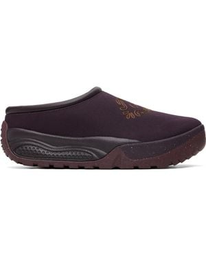Nike Burgundy Acg Rufus Loafers - Black
