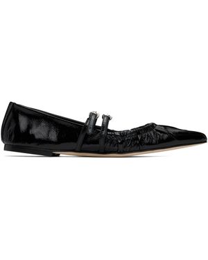 MSGM Naplak Ballerina Flats - Black