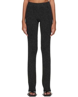 Dion Lee ブラック Reflective ラウンジパンツ