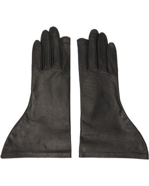 Rick Owens Tower Flared Gloves - Black