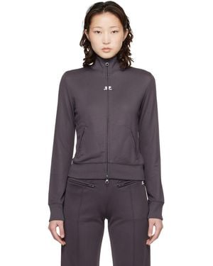 Courreges Signature Track Jacket - Purple
