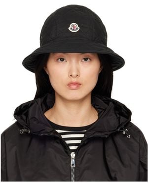 Moncler Quilted Bucket Hat - Black