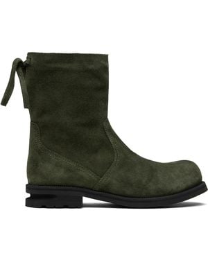 Kiko Kostadinov Khaki Farkas Boots - Green