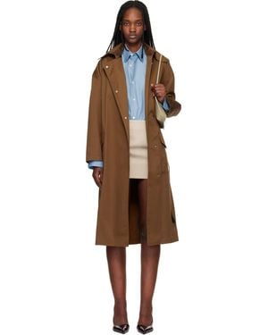 Rag & Bone Tan Rue Cotton Trench Coat - Black