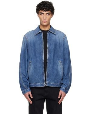 Givenchy Zipped Denim Jacket - Blue