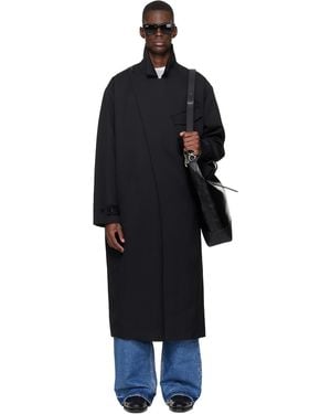 SIR. Light Tailored Coat - Black