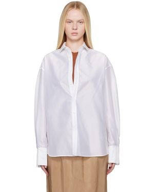 Carven ホワイト フェイクパール Tシャツ ホワイト | Lyst