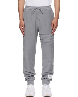 Thom Browne Reverse Loopback 4-Bar Sweatpants - Black