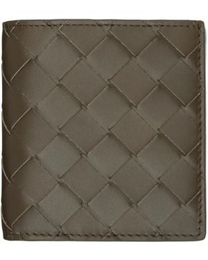 Bottega Veneta Intrecciato Slim Bi-fold Wallet - Green