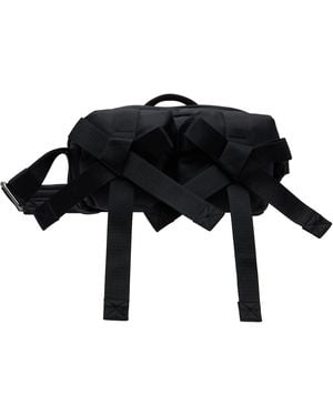 Simone Rocha Beaded Classic Bow Crossbody Bag - Black