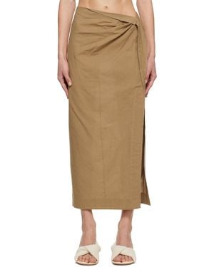 Jacquemus Le Papierコレクション La Jupe draggiu マキシスカート - ナチュラル