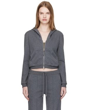Tom Ford Peachy Hand Cotton Jersey Zip Hoodie - Black