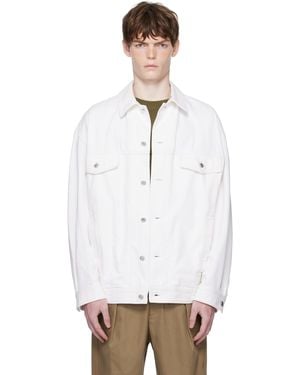 A.P.C. Off- Elvis Denim Jacket - White