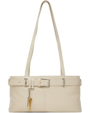 OSOI Off- Shoulder Brocle Bag - Natural