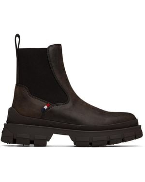 Moncler Chelsea Hevea Ankle Boots - Black