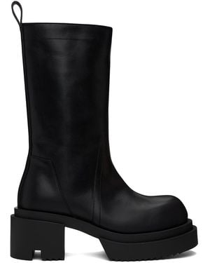 Rick Owens Bogun Pull On Boots - Black