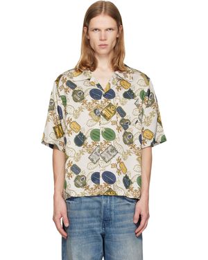 Rhude Vin Bandana Print Button-Up Shirt - Multicolour