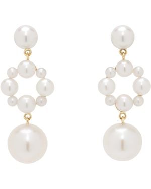 Sophie Bille Brahe Nebula ピアス - ホワイト