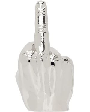 Y. Project Fuck U Single Earring - White