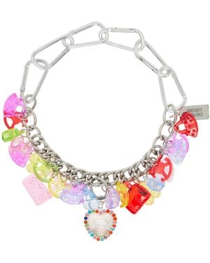 Chopova Lowena Shopaholic Carabiner Necklace - Red