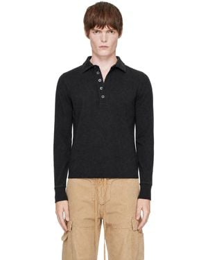 Raimundo Langlois Ssense Exclusive Rugby Polo - Black