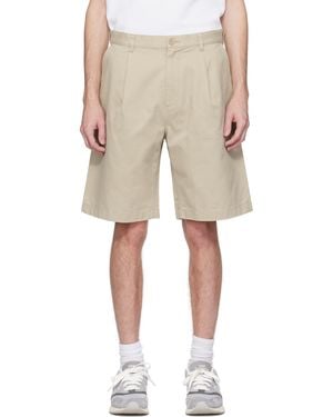Reigning Champ Cotton Chino Sophomore Relaxed 10 Shorts - Natural