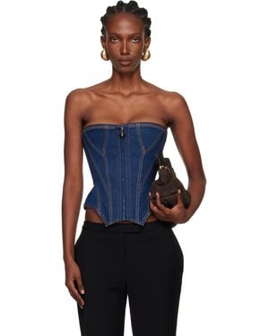 Vivienne Westwood Cobrax Denim Corset - Blue