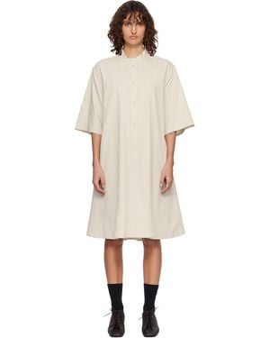 Studio Nicholson Off- Twill Minidress - Natural