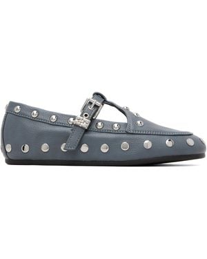 Ganni Mary Jenny Flats - Blue