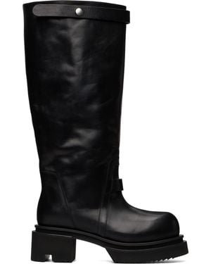 Rick Owens Tower Naska Bogun Boots - Black