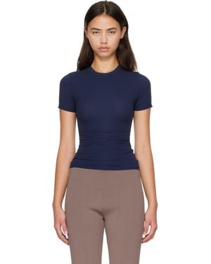 Skims Fits Everybody Logo Short Sleeve - Blue