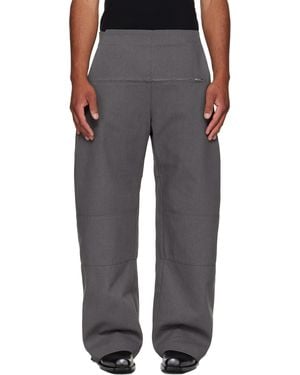 Jean Paul Gaultier Zip Detail Trousers - Black