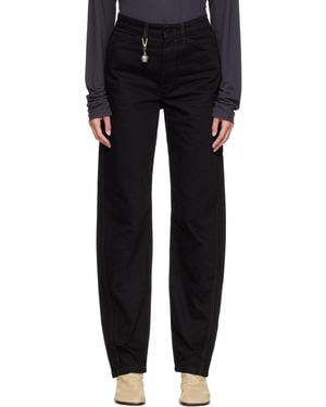 Lemaire Five Pockets Twisted Jeans - Black