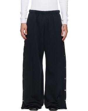 Les Tien Heavyweight Party Snap Joggers - Blue