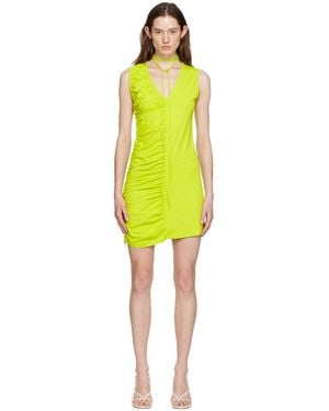 Saks Potts Green Philippa Minidress - Yellow