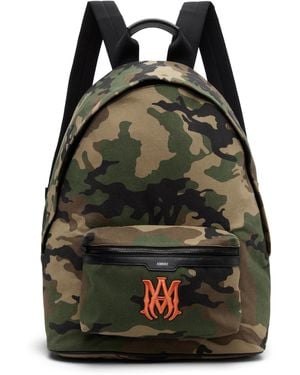 Amiri カーキ Ma バックパック - ブラック