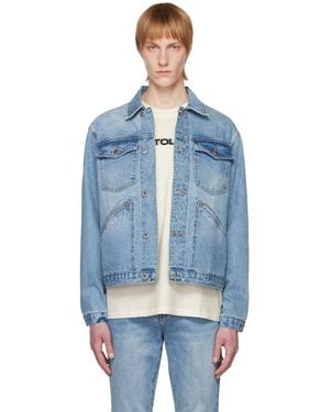 Stolen Girlfriends Club Ranch Rider Denim Jacket - Blue