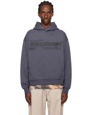 METALWOOD STUDIO グレー La Brea Shop フーディ - ブルー