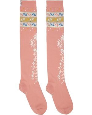 Conner Ives Knee High Socks - Pink