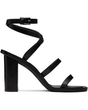 Max Mara Juttal Heeled Sandals - Black