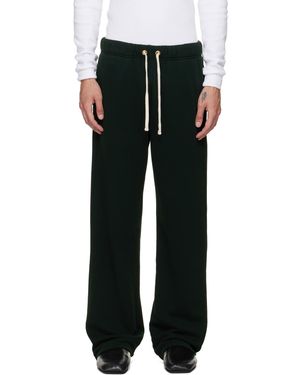 Les Tien French Terry Classic Joggers - Black
