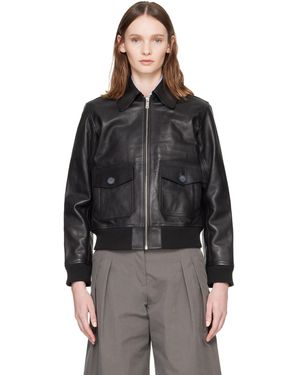 A.P.C. Blouson Gael Noir En Cuir