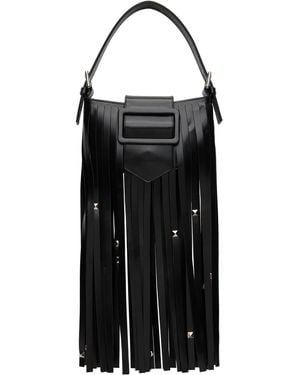 VAQUERA Mini Fringe Bag - Black