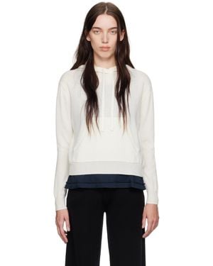 MM by Max Mara Off- Tenente Hoodie - Black