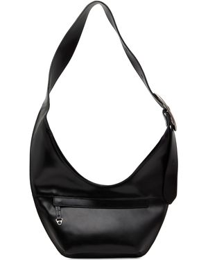 OPEN YY Sac À Bandoulière Incurvé Noir