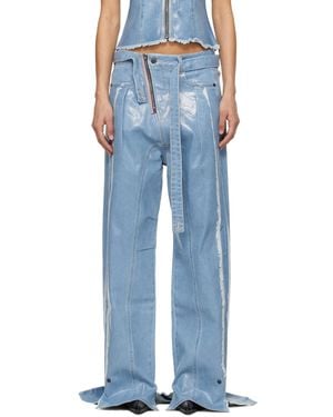 OTTOLINGER Glazed Baggy Jeans - Blue
