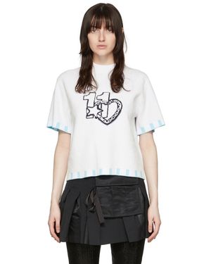 we11done White Viscose T-shirt