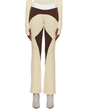 Kijun Mosaic Lounge Trousers - Natural