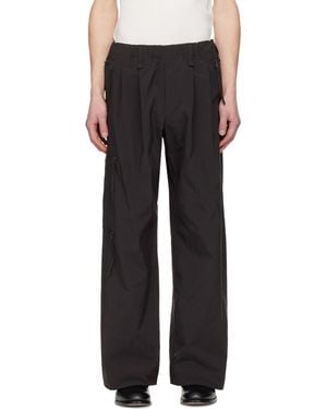 Homme Plissé Issey Miyake Quarry Trousers - Black